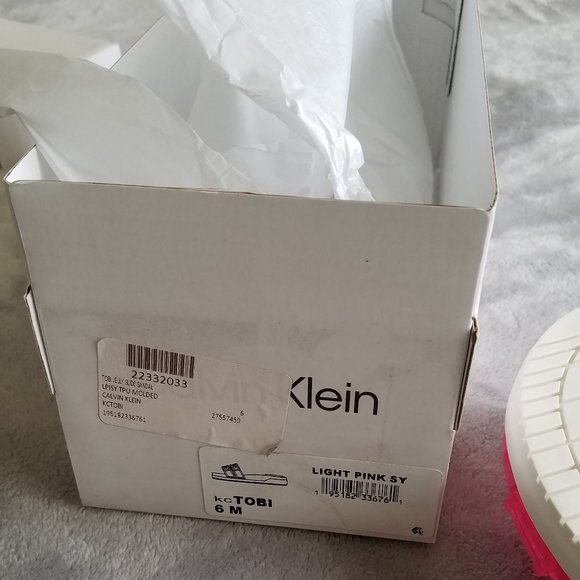 Tobi Logo-Embossed Platform Sandal by CALVIN KLEIN - Picture 11 of 11